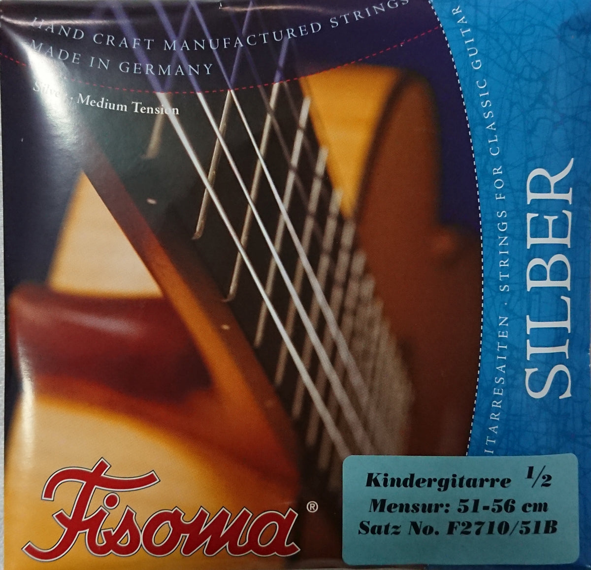 Fisoma Klassik Nylon Silber 1/2