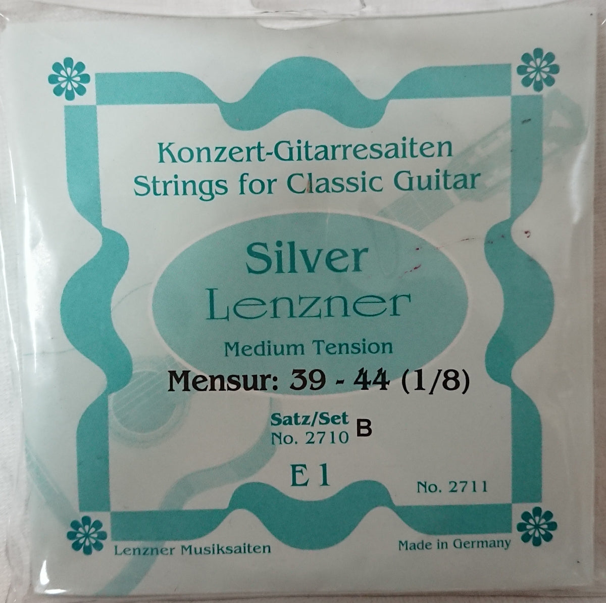 Lenzner Klassik Nylon Silber 1/8