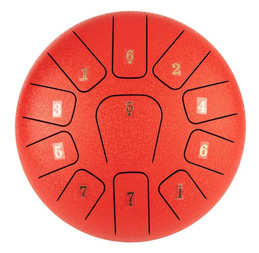 MHH Tongue Drum 10-11 red