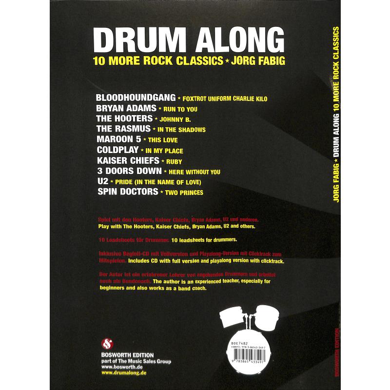 Drum Along 2 - 10 More Rock Classics