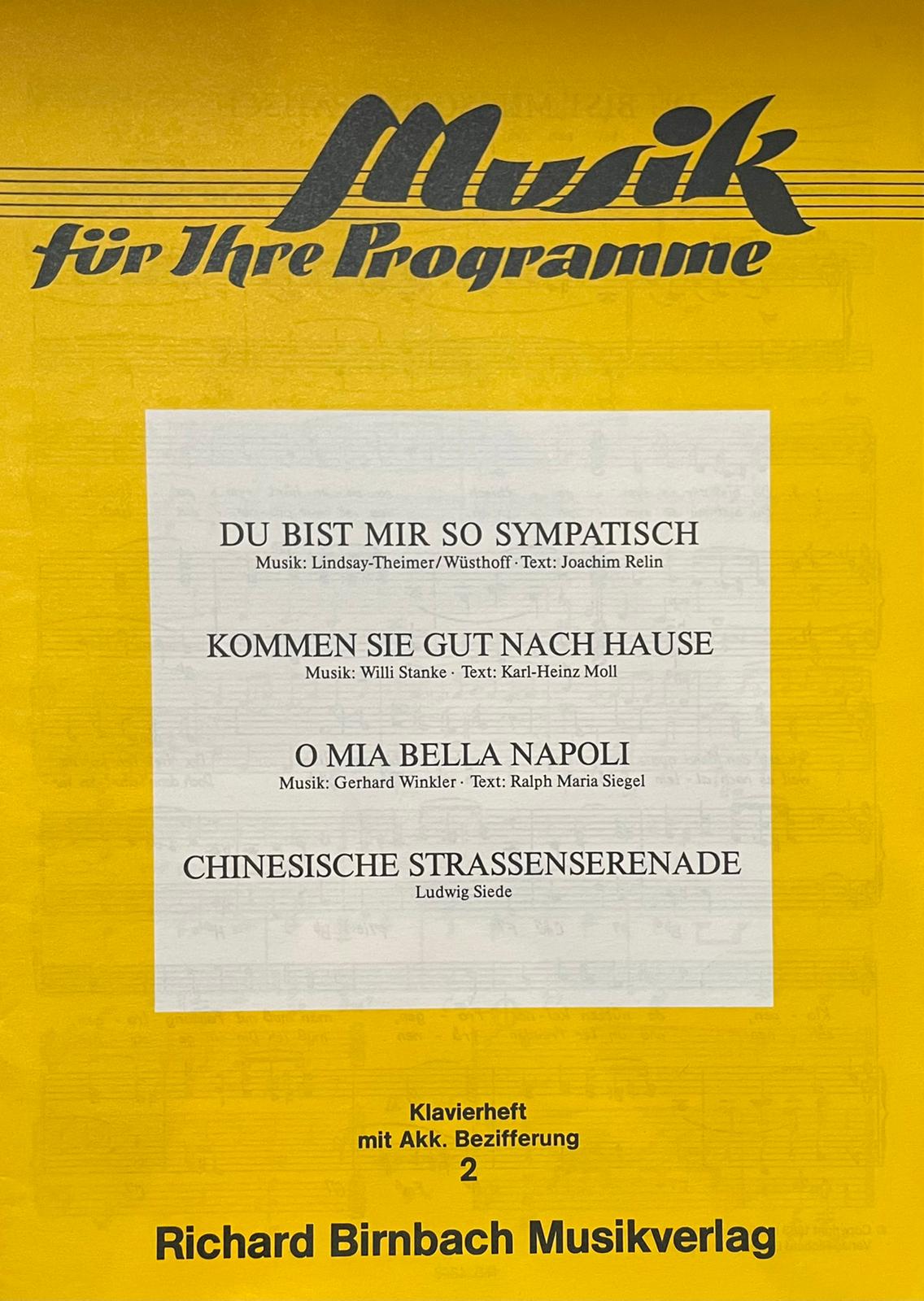 Musik für Ihre Programme 2 (Piano)