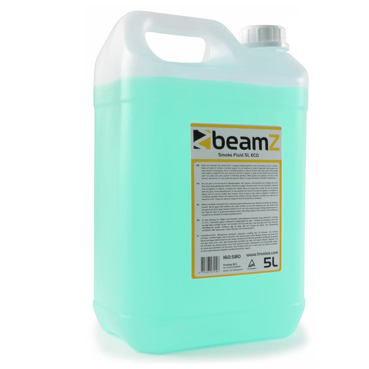 Beamz smoke fluid green 5L