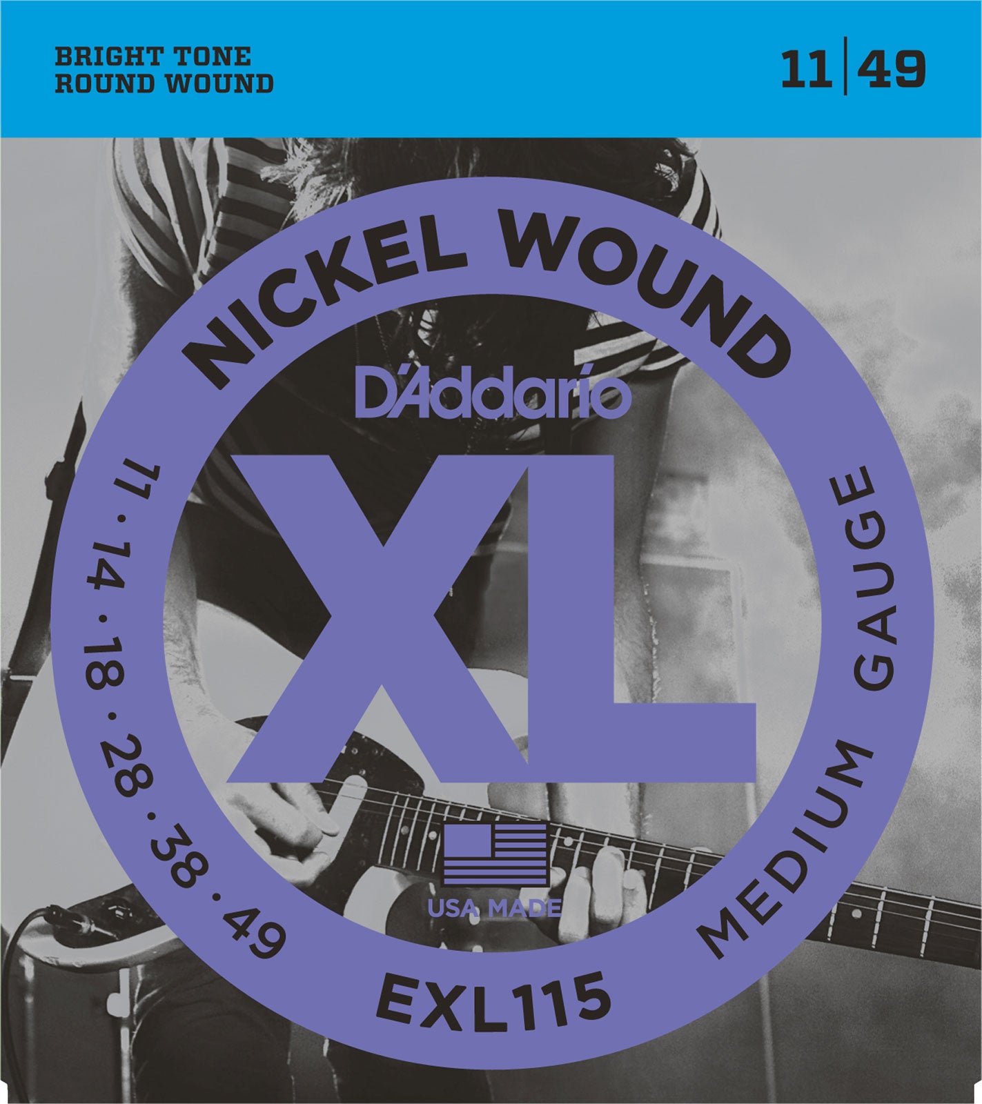 D'Addario EXL115 Blues/ Jazz Rock