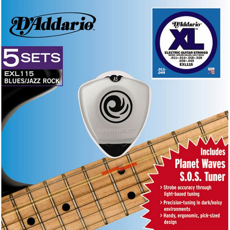 D'Addario EXL115-5SOS