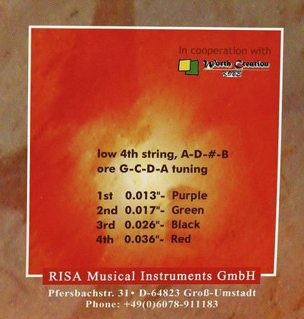 Risa Electric Strings Soprano