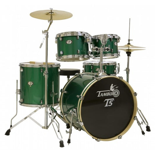 Tamburo T5 green sparkle